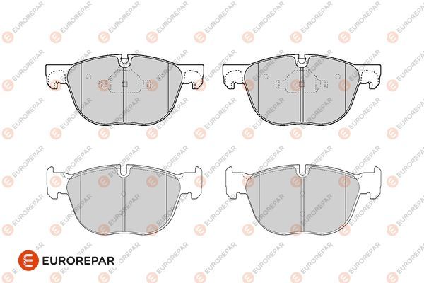 EUROREPAR 1686273080 | Fren Balatası Ön