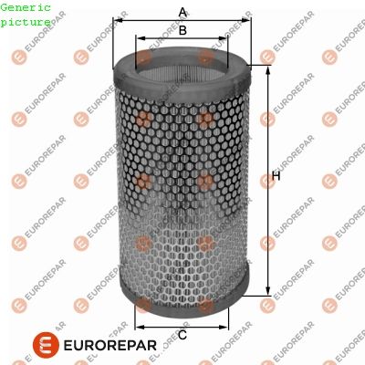 EUROREPAR 1680346480 | Hava Filtresi Megane I R19 1.9 DCI 97 -