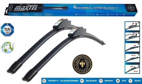 MAXTEL 12101016 | Universal Silecek Süpürgesi Muz 400mm 16 Inç