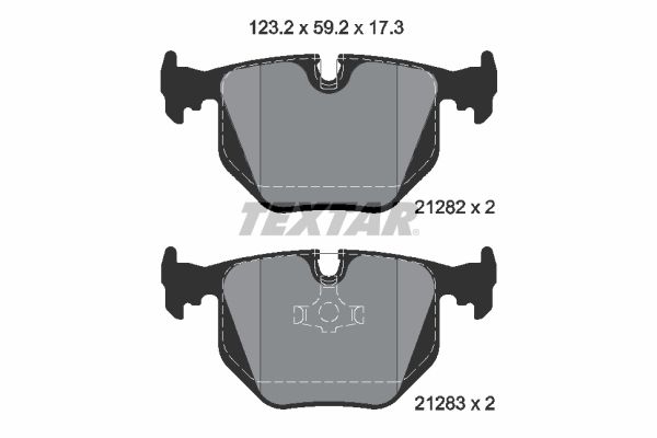 TEXTAR 2128201 | Fren Balatası E-31 / 34 Arka
