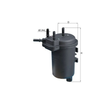 MAHLE KL432 | Yakıt (Mazot) Filtresi Megane II 1,5 DCI (02) Scenic II 1,5 DCI (03) / (Deliksiz)