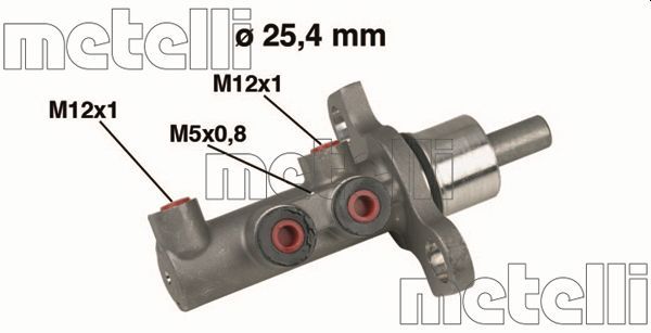 METELLİ 05-0439 | Fren Ana Merkez Opel Vectra C 1.6 / 1.8 / 1.9D / 2.0 / 2.2 (Esp İçin)