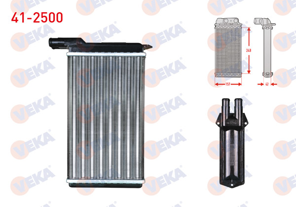 VEKA 41-2500 | Kalorifer Radyatörü Mekanik Lada Samara 1500 1986-1994