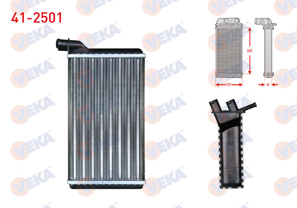 VEKA 41-2501 | Kalorifer Radyatörü Mekanik Lada Vega (2110) 1.5 1990-1999