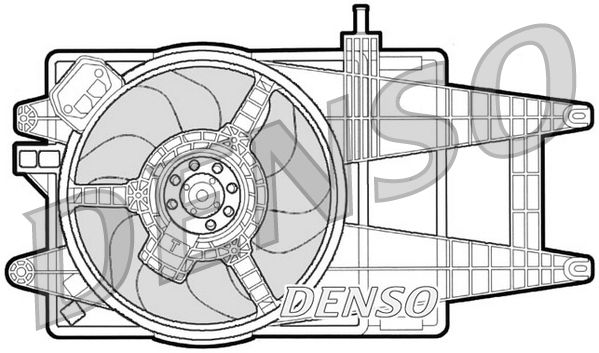 DENSO DER09042 | Fan Motoru (Fiat Punto Idea 1.4 03 -)