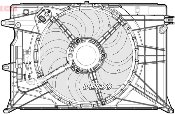 DENSO DER09074 | Fan Motoru (Fiat 500×14-Jeep Renegade 14-18)