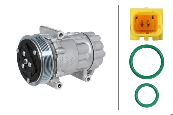 HELLA 8FK366201-691 | Klima Kompresörü Berlingo C2 C3 C3 II C3 Plurıel Nemo Fiorino P1007 Bipper (Tu3a Tu3jp) Nemo Bipper
