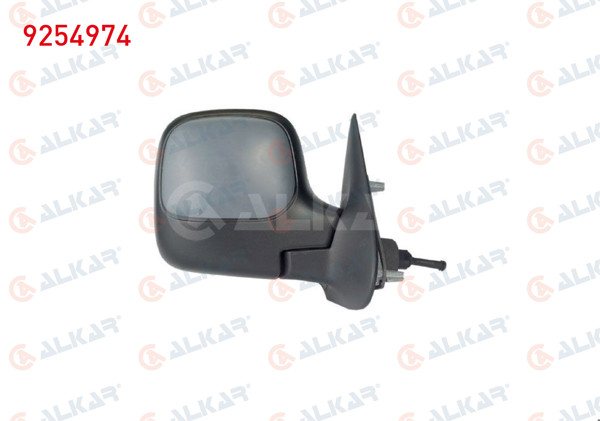 ALKAR 9254974 | Dış Dikiz Aynası Sağ Mekanik Isıtmalı Astarlı Citroen Berlingo 1996-2011 / Peugeot Partner 1996-2015