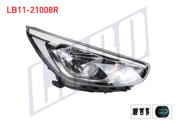 LABO LB11-21008R | Far Sağ Elektrikli Motorlu Hyundai Accent Blue 2015-2019