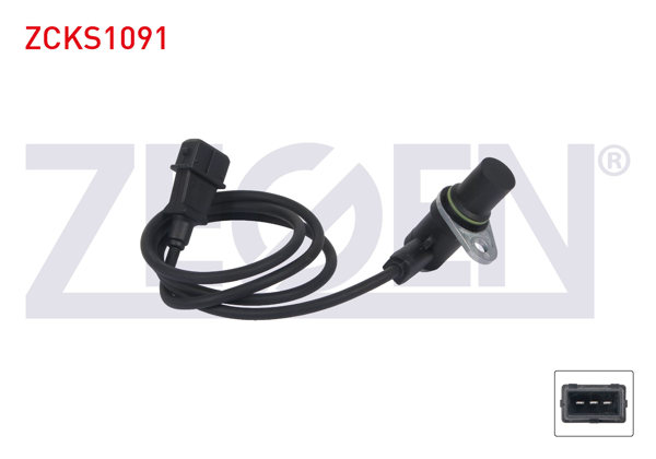 ZEGEN ZCKS1091 | Krank Devir Sensörü Kablolu 820 mm Opel Astra F 1.8 I 16V C 18 Xel, X 18 Xe 1994-2001 / Calıbra A 2.0 I 16V X 20 Xev 1994-1997