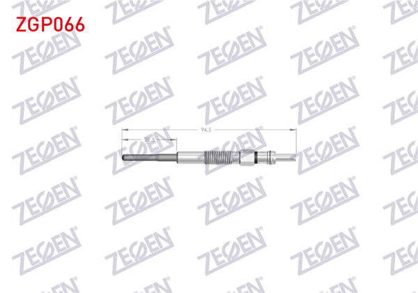 ZEGEN ZGP066 | Kızdırma Buji 4,4V Opel Antara 2006-/ Chevrolet Captiva 2006-/ Cruze 2009-/ Lacetti 2007-/ Nubira 2005-/ 2.0 D | 10 Adet