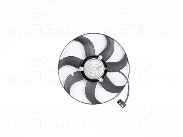 WISCO 1113022-00 | Fan Motoru Davlumbazsız (390 mm-3 Fıs-7 Kanat) VW Polo Cordoba Ibiza Fabia 02 >