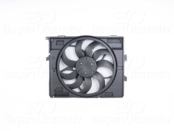 WISCO 3114848-00 | Fan Motoru Davlumbazlı (483mm-3Fıs-400W-9Kanat) BMW F20 F30 F34 F32 F36 400W