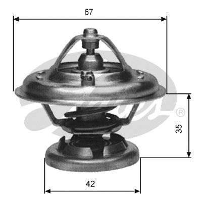GATES TH12685G1 | Termostat 85 601 / 602 / 603 / 605 / 606