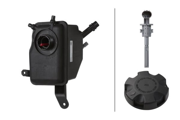 HELLA 8MA366365-381 | Radyatör Su Deposu BMW E60 E63 E64
