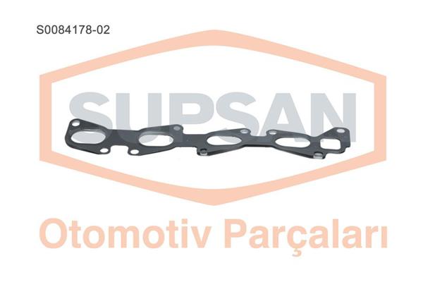 SUPSAN S0084178.02 | Eksoz Manifold Contası Paslanmaz Çelik (Fiat: Linea-Brava-Alfa 159 1.6 16V Mltıjet)