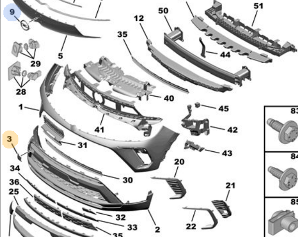 PSA YQ009420XT | Ulaşma Kapağı