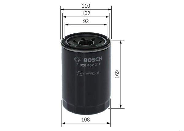 BOSCH F026402311 | Yakıt Filtresi