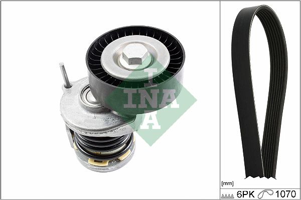 INA 529047510 | V Kayışı Gergi Set VW Cay Cba Cff Cfg Cfh