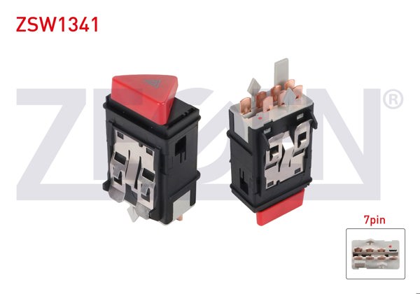ZEGEN ZSW1341 | Flaşör Anahtarı 7 Pin Volkswagen Polo 1995-2001 / Transporter IV 1990-2003
