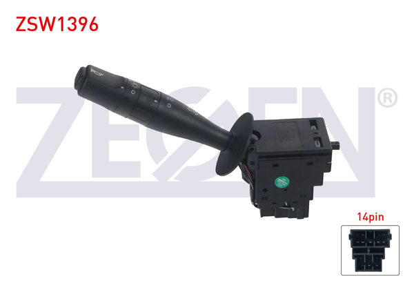 ZEGEN ZSW1396 | Far Sinyal Kumanda Kolu Sisli 14 Pin 106 II-306-Berlingo-Partner-Scudo-Expert-Jumpy 1996-2008