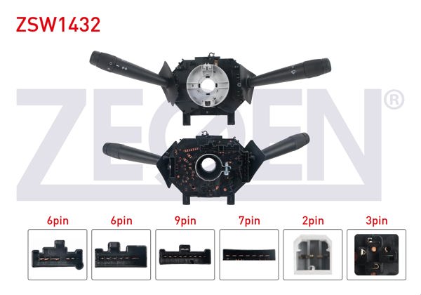 ZEGEN ZSW1432 | Far Sinyal Kumanda Kolu 33 Pin Fiat Siena 1997-2002