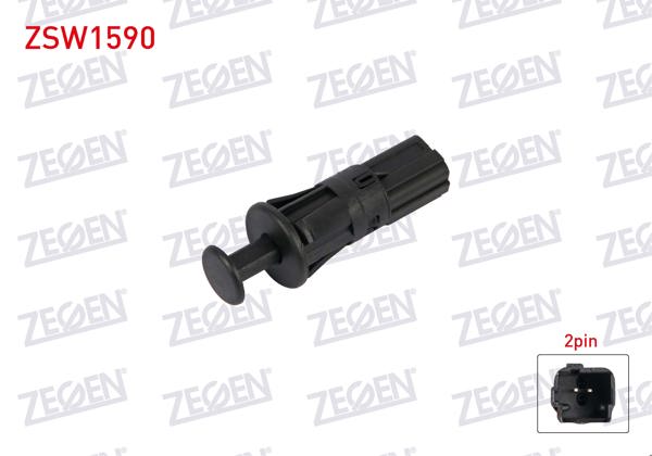 ZEGEN ZSW1590 | Bagaj Işık Anahtarı 2 Pin Renault Clio II 1998-2005 / Megane I 1996-2003 / Scenic 1999-2003 / Thalia 1998-2008