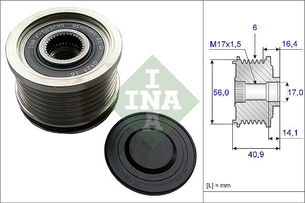 INA 535021310 | Alternatör Kasnağı Alfa 159 Giulietta 1.8 Tb 09 -