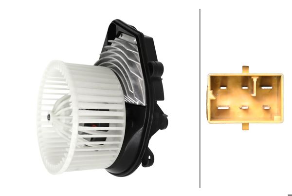 HELLA 8EW366400-081 | Kalorifer Motoru Passat 03 > 05 Superb 02 > 08