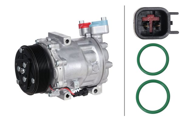 HELLA 8FK366202-691 | Klima Kompresor Komple Ford Transit V348 2.2 TDCI 11 > 14