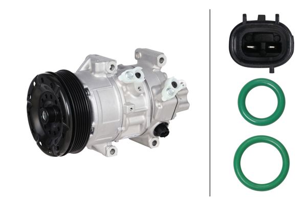 HELLA 8FK366202-701 | Klima Kompresörü Toyota Auris 1.4 07 > / Avensis 1.6 1.8 03 > 08