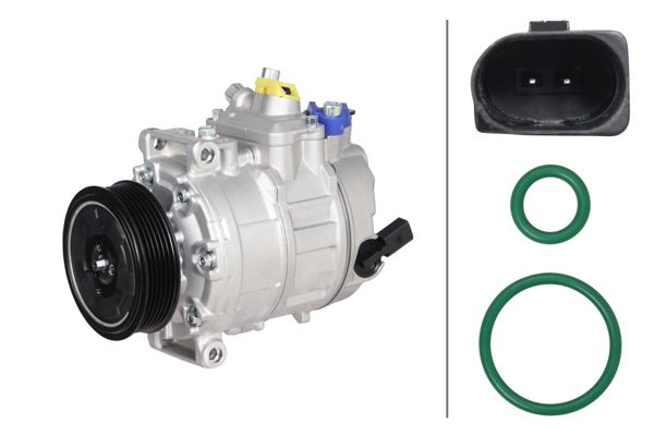 HELLA 8FK366202-711 | Klima Kompresörü Transporter T5 2.0 TDI 11 > Amarok 2.0 TDI 10 >
