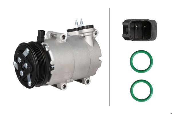 HELLA 8FK366203-051 | Klima Kompresor Komple Focus 1.6 Tı (Benzinli) 11 > 17