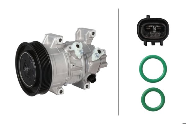 HELLA 8FK366203-141 | Klima Kompresörü Avensis T25 2.0 D-4D 03 > 08