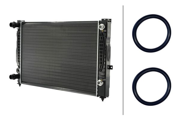 HELLA 8MK366304-291 | Motor Radyatörü Otomatik Passat A4 A6 1.6 1,8T 1.9 TDI 97 > 05