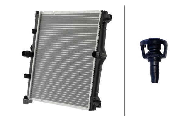 HELLA 8MK366304-321 | Motor Su Radyatörü Corsa F (P2jo) 1.2 19 > Peugeot 208 E-208 1.2 Puretech 19 >