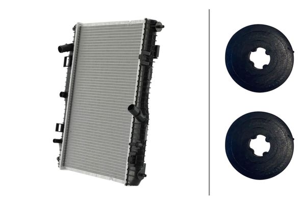 HELLA 8MK366304-581 | Motor Su Radyatörü Fiesta Otomatik Şanzıman 1.4 Benzinli 08 >