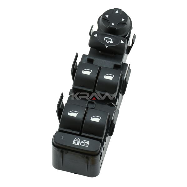 Peugeot 5008 2010-2016 Sol Şöför Tarafı Çerçevesiz Cam Açma Düğmesi Kraw Marka Yan Sanayi