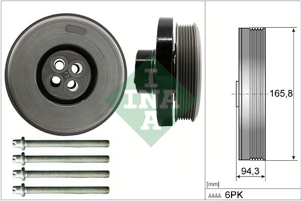 INA 544060220 | Krank Kasnağı 651 W204-W212-W221-Spr