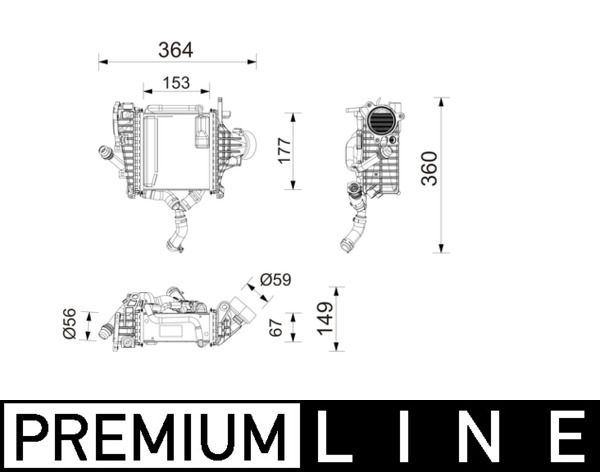 MAHLE CI750000P | Interkol Radyatörü (Turbo) M654820