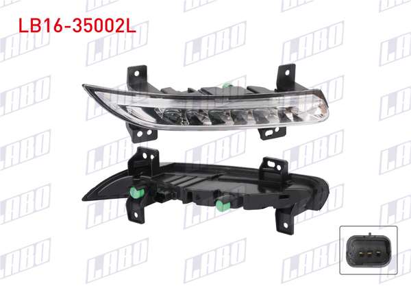 LABO LB16-35002L | Gunduz Farı Sol Renault Fluence