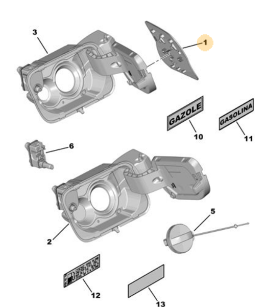 MOPAR (PSA) 9810146680 | Depo Dıs Kapak