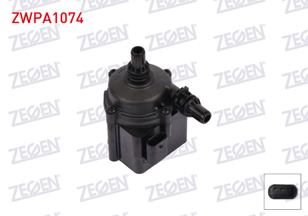 ZEGEN ZWPA1074 | Yardımcı Su Pompası Fiat Egea 1.3 D 16-/ Doblo 1.3 Mjt, 1.6 Mjt 16-/ Fiorino 1.3 Mjt 15-/ 500L-500X 1.3 Mjt, 1.6 Mjt 14-/ Ducato 2.3 D 19-/ Iveco Daily 2.3, 3.0 D 16-/ Alfa Romeo 1.6 JTD 15-20