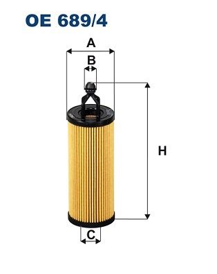 FILTRON OE689.4 | Yağ Filtre Chrysler 300C-Grand Voyager-Dodge Avenger-Fiat Freemont-Jeep Grand Cherokee IV-Wrangler