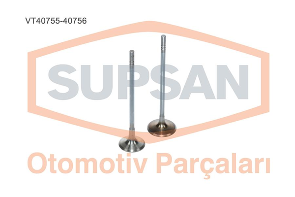 SUPSAN 40755-40756 | Tv.40755.40756 / Subap Takımı 16V (Opel: Astra Insignia 1.6 16V 180 Bg Eng. Z16 Let)