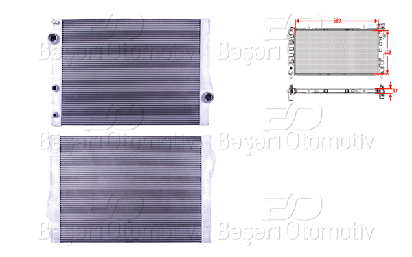 WISCO 3113050-00 | Su Radyatörü Brazing Mt-At 580X448x40 BMW X5 E70 3.0D. 3.0Sd. 3.5D 06-10. E70lcı 30Dx. 35Ix.40Dx. 40Ix 09-13. X6 E71 30Dx. 35Dx. 35Ix. 40Dx. 40Ix 07-14