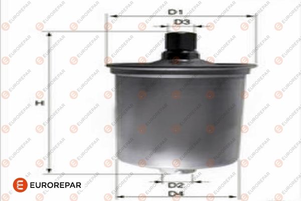 EUROREPAR 1682254280 | Yakıt Filtresi Mazot Filtresi
