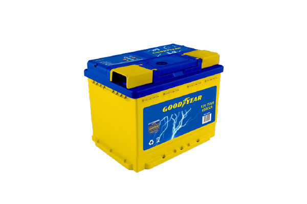 GOODYEAR 201010 | Akü 12V 75Ah 680Cca (L3) (278X175x190) (Düz)