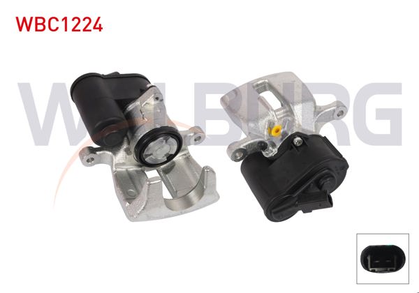 WALBURG WBC1224 | Fren Kaliper Elektronık Sol Arka Piston 41mm Disk 282mm Audi Q3 2011-2018 / Alhambra 2010-/ Passat 2005-2010 / Passat CC 2008-2012 / Tiguan 2007 - | 1 Adet