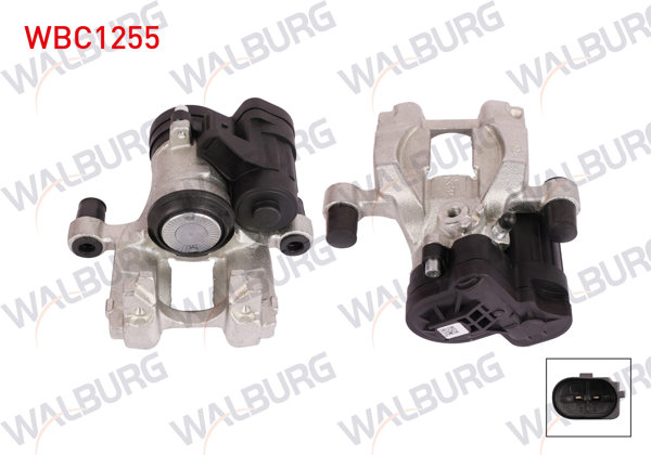 WALBURG WBC1255 | Fren Kaliper Elektronık Sağ Arka Piston 42mm Disk 300mm Skoda Superb III 2015-/ Kodiaq 2016-/ VW Tiguan 2016-/ Passat 2014-/ Seat Tarraco 2018 | 1 Adet